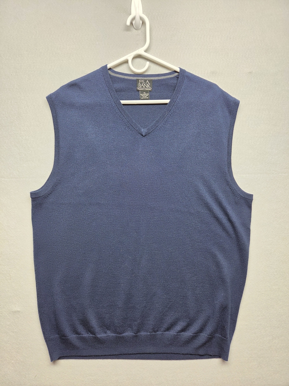 Jos. A. Bank 100% Merino Wool Sweater Vest Men's Size XL Navy